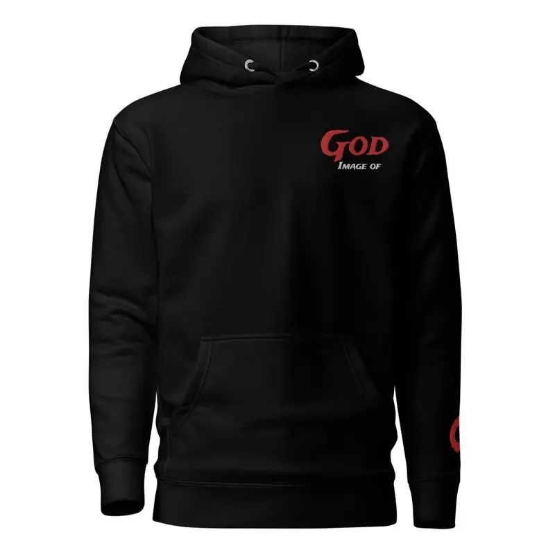 Image of GOD hoodie (red)