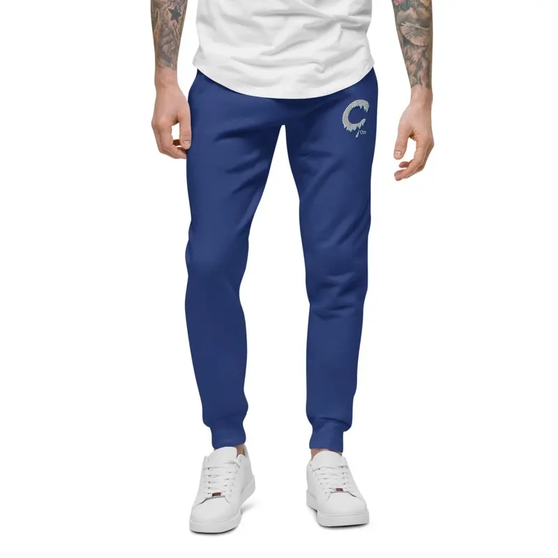 COZI logo joggers (blue)